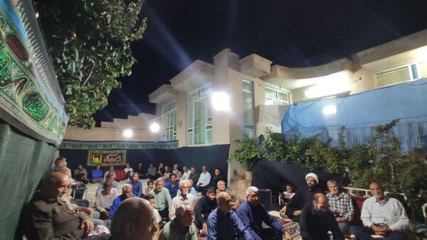 روضه خانگی در یکی از خانه کهن شهرستان کاشمر