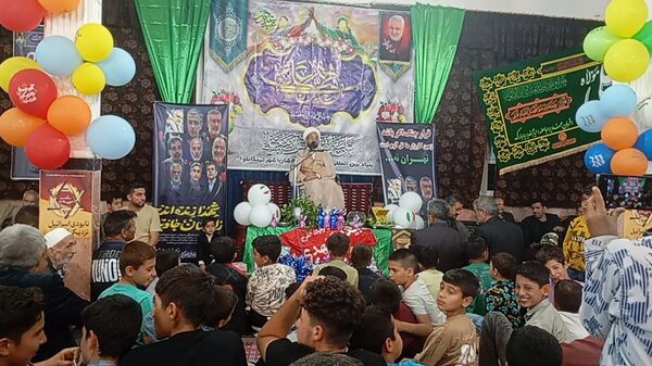 مراسم عید غدیرخم در مسجد جامع شهر تیتکانلو 