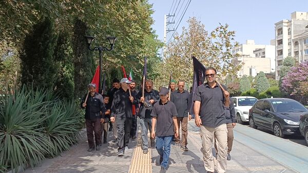  مراسم جاماندگان اربعین در مشهد مقدس