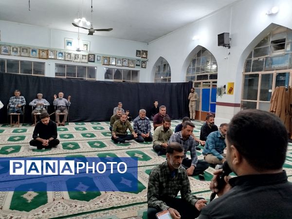 مراسم عزاداری شهادت امام جعفر صادق(ع) در روستای ظفرآباد 