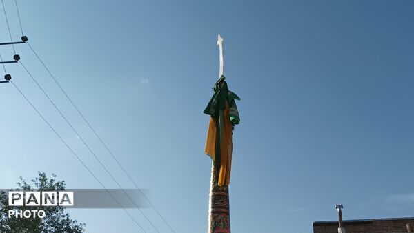 هیئت عزاداری و زنجیر زنی تکیه ابوالفضلی در روز تاسوعای حسینی