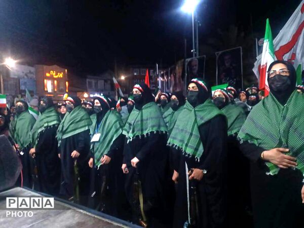 اجتماع مردمی حامیان آرمان‌های انقلاب اسلامی ایران در گلوگاه 