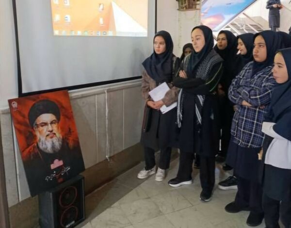 گرامیداشت یاد شهید مبارز سید حسن نصرالله در ناحیه یک مشهد