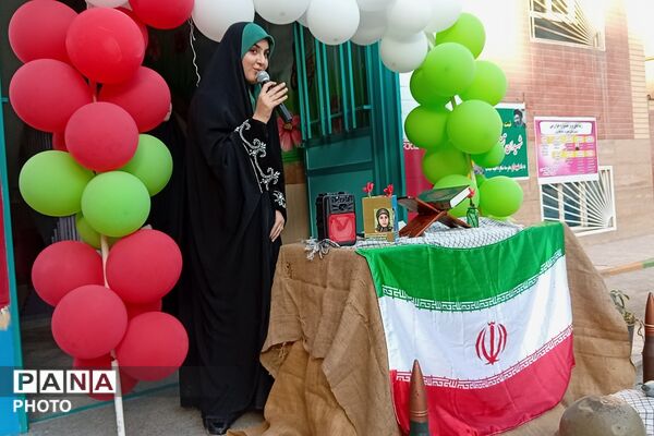 مراسم یادبود شهدای دانش‌آموز مدرسه شجره طیبه میناب