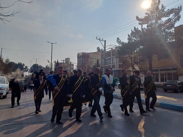 مراسم تشییع حجت‌الاسلام والمسلمین سید هاشم سجادی نسب در برخوار