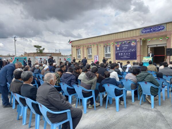 افتتاحیه مدرسه شش کلاسه زنده یاد محمد یاسر نیکنام در رضویه 