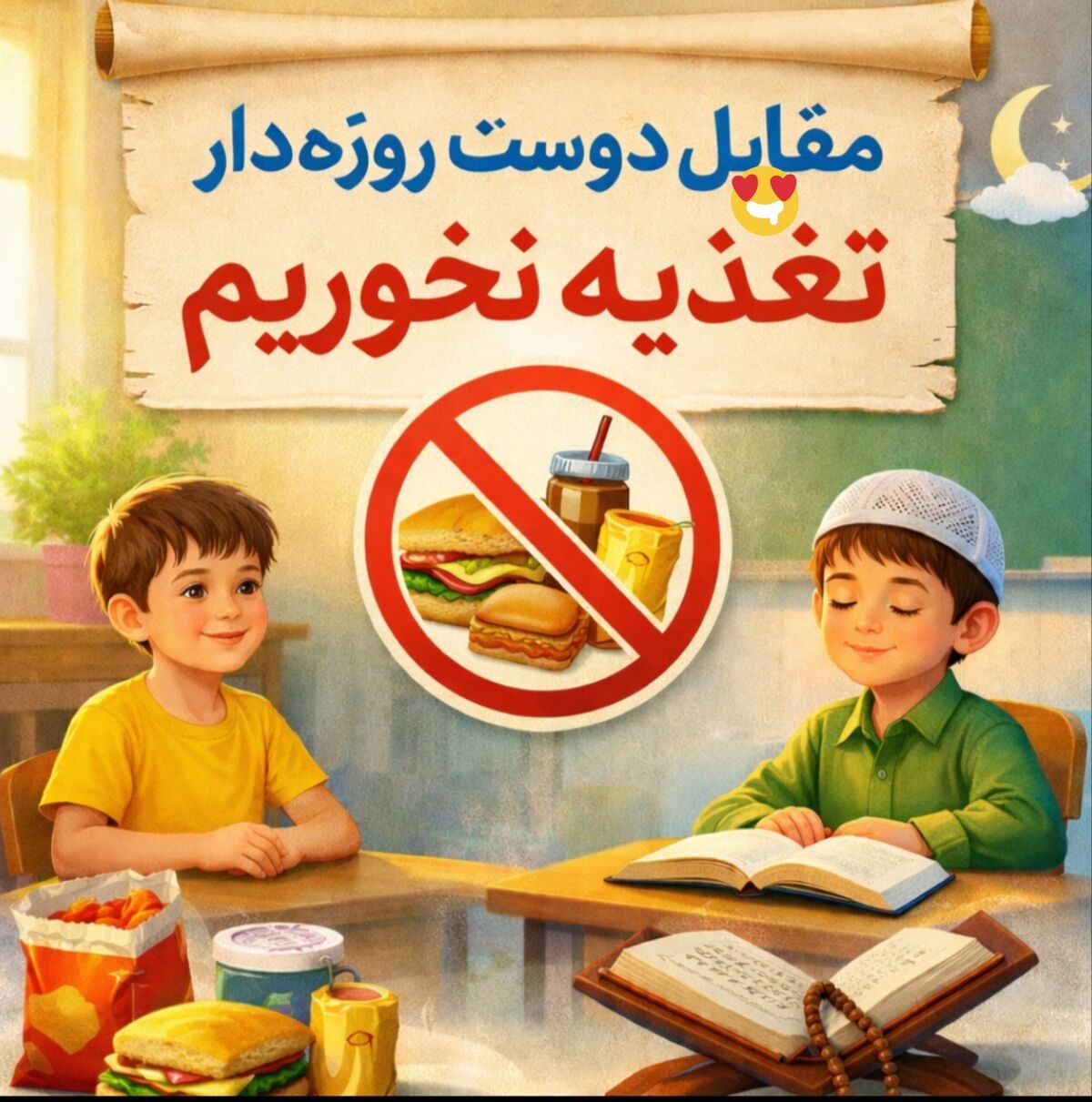 لزوم رعایت شئونات رفتاری در برخورد با دانش‌آموزان روزه‌دار
