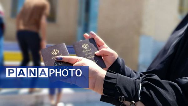 حضور مردم  یاسوج پای صندوق‌های رأی