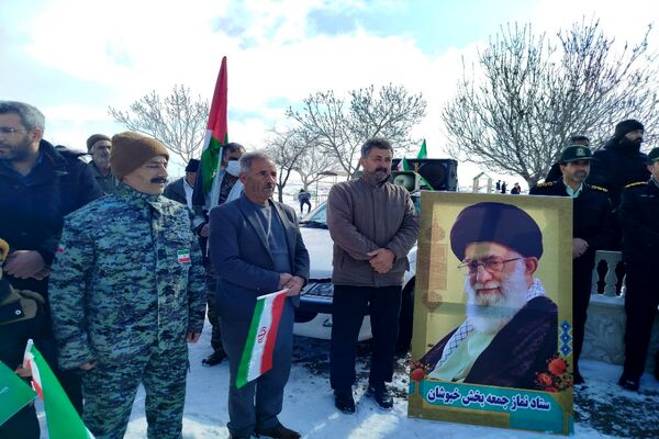 راهپیمایی ۲۲ بهمن در شهر تیتکانلو 