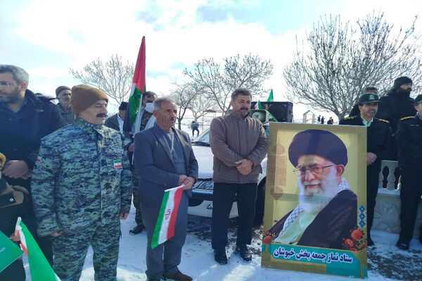 راهپیمایی ۲۲ بهمن در شهر تیتکانلو 