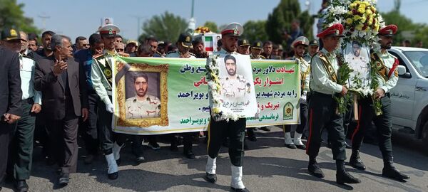 تشییع پیکر پاک شهید مدافع وطن احسان فرخیانی در یاسوج