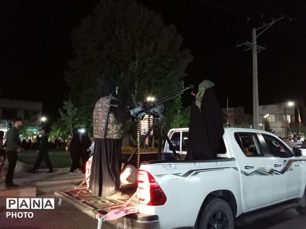 همایش باشکوه دختران جان فدای ایران در خلیل آباد