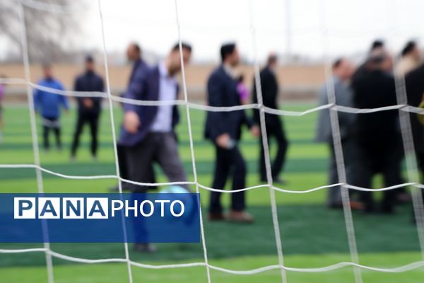 آیین افتتاحیه زمین ورزشی چمن مصنوعی اورین