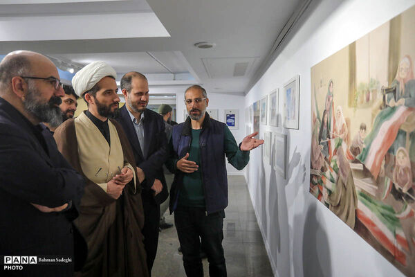 افتتاح نمایشگاه تصویرسازی باهم برای ایران