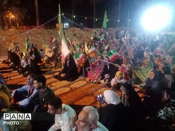 جشن عید غدیر در محله مارم باغ‌شهر فین