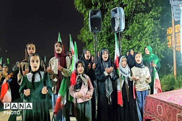 مردم شهر بار یک صدا فریاد زدند لبیک سید مجتبی