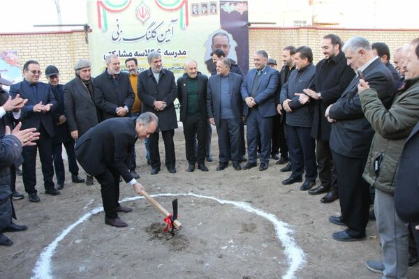 آغاز عملیات احداث مدرسه ۶ کلاسه خیرساز در ناحیه ۴ تبریز با اعتبار ۴۰ میلیارد تومان