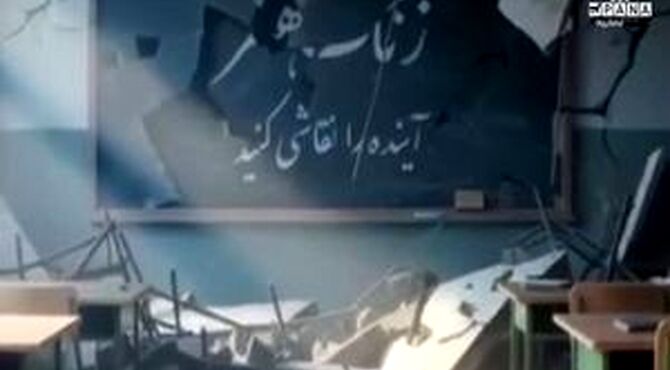 مشق شهادت در چهل‌روزگی آسمانی شدن