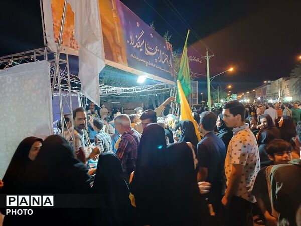 مهمانی یک کیلومتری عید غدیر در لارستان