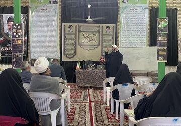 برگزاری حسینیه گفتمان در اشکذر 