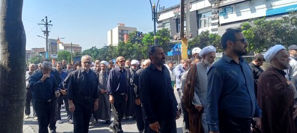 عزاداری شهادت ثامن‌الحجج(ع) در جویبار