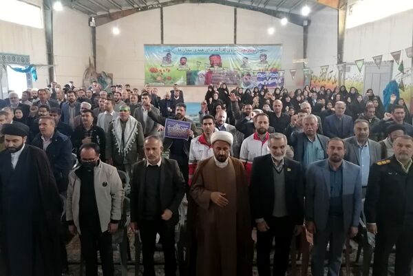 مراسم بزرگداشت حماسه ۹ دی در شهرستان بیضا