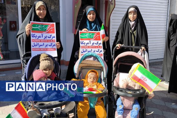 راهپیمایی ۲۲ بهمن در چهل و ششمین سالگرد پیروزی شکوهمند انقلاب اسلامی در شهرستان آباده