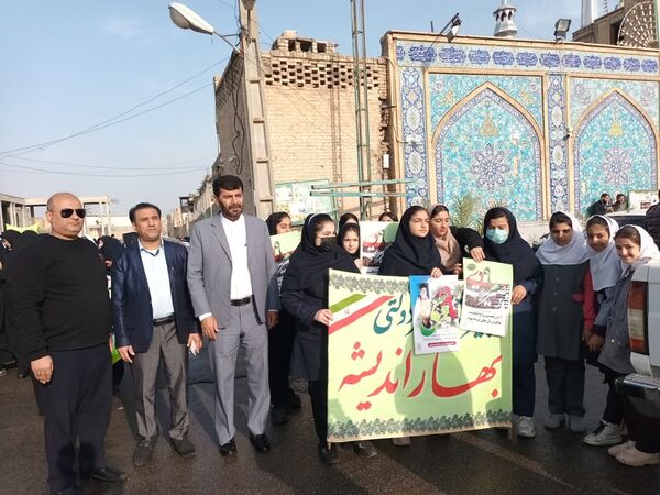 تجدید بیعت مردم بهبهان با انقلاب اسلامی در حماسه ۹ دی