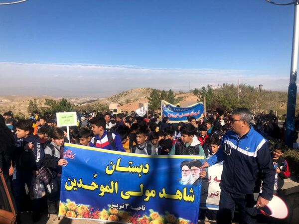 همایش کوه‌روی دانش‌آموزان پسر نواحی پنجگانه تبریز