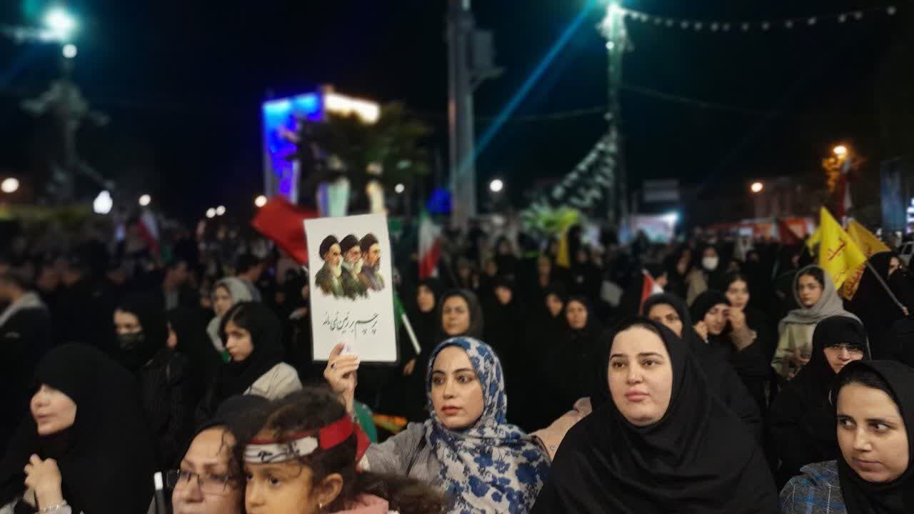 مردم کوهدشت در شب چهل وچهارمین اجتماع حماسی 
