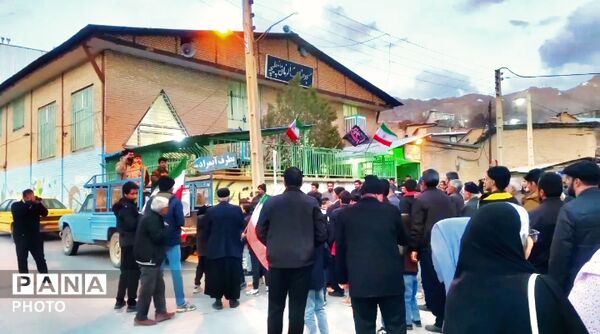 همبستگی مردم چلیچه در راهپیمایی و محکومیت جنایات 