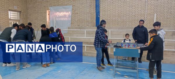 برگزاری مسابقات دارت در سالن ایثار شهرستان شیروان