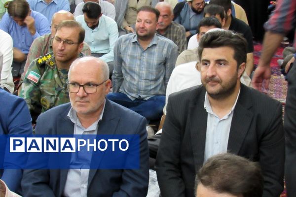 مراسم چهلمین روز شهادت شهدای اقتدار با حضور گسترده مردم کردستان در سنندج 