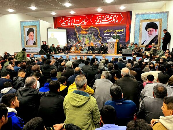 مراسم پنجمین سالگرد شهادت سردار سلیمانی در ناحیه سپاه سملقان