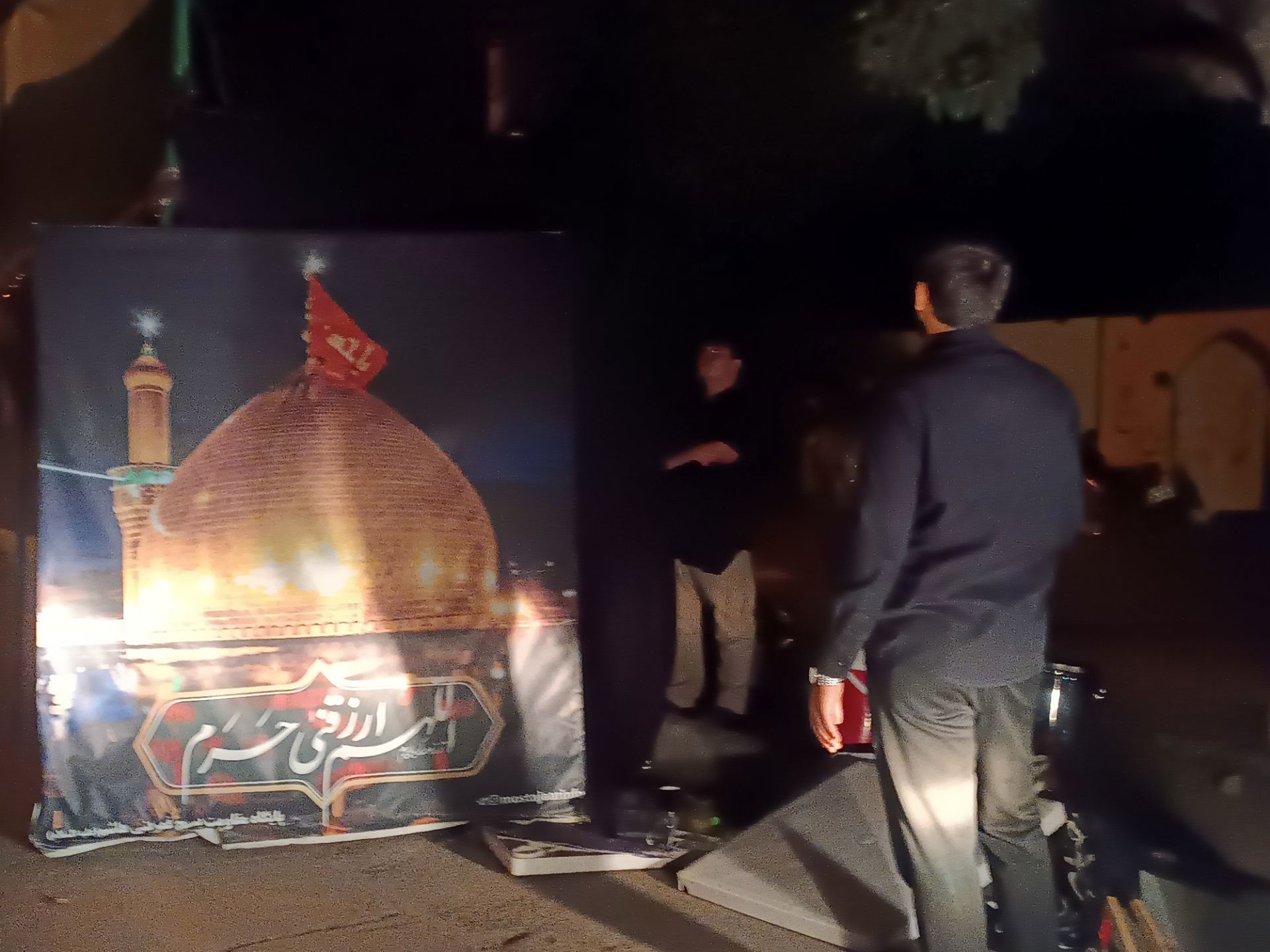 گذری بر آماده سازی موکب های راهپیمایی جاماندگان اربعین نیشابور 