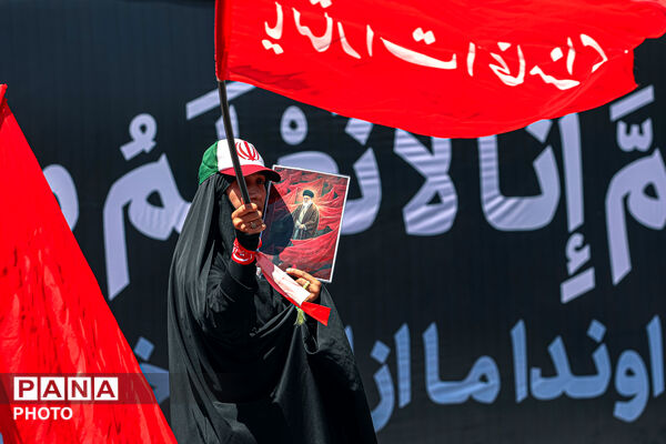 تشییع پیکر رهبر شهید انقلاب در مشهد مقدس-۲