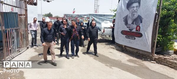 بازدید نمایندگان سازمان بازرسی استان البرز از موکب عاشقان امام شهید 