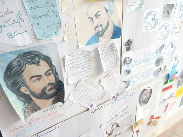 نمایشگاه فرهنگی_هنری و جشن ایرانمون در دبستان شهید آقچه‌لو رباط‌کریم