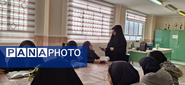 قرائت قرآن هدیه دانش آموزان دبیرستان شهید عیسی وند به روح سید حسن نصرالله