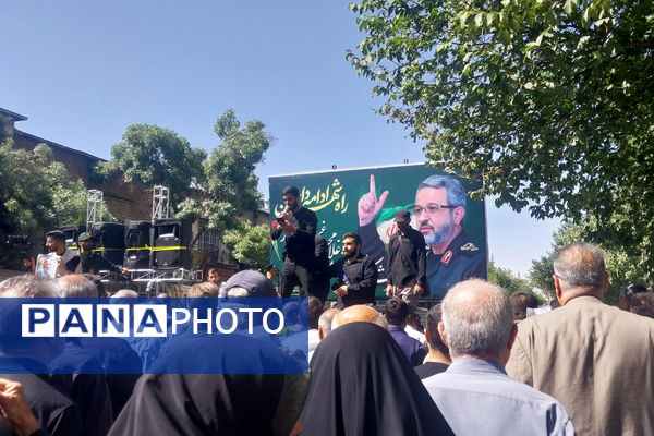 شیراز میزبان پیکر مطهر یکی از سرداران بزرگ انقلاب