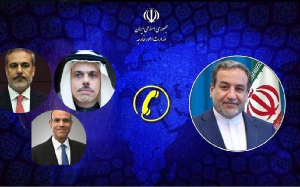 گفت‌وگوی عراقچی با وزرای خارجه مصر، عربستان و ترکیه درباره تحولات منطقه‌ای