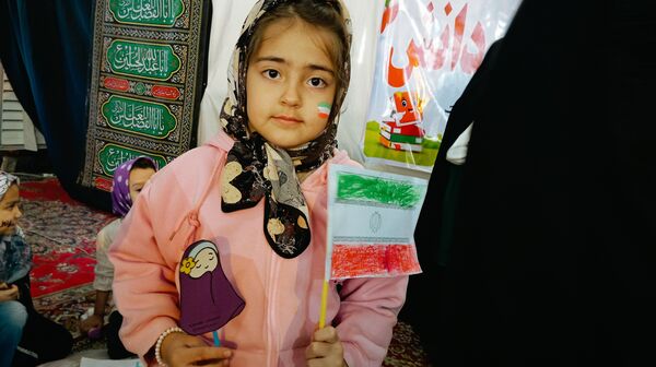 برپایی غرفه کودک در نماز جمعه شهرستان کاشمر 