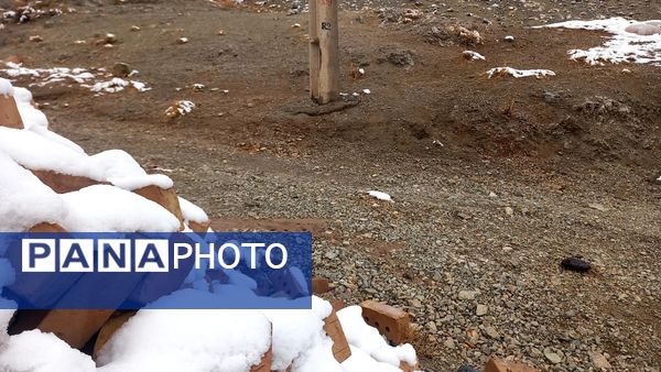 اولین صبح برفی در روستا بتو 