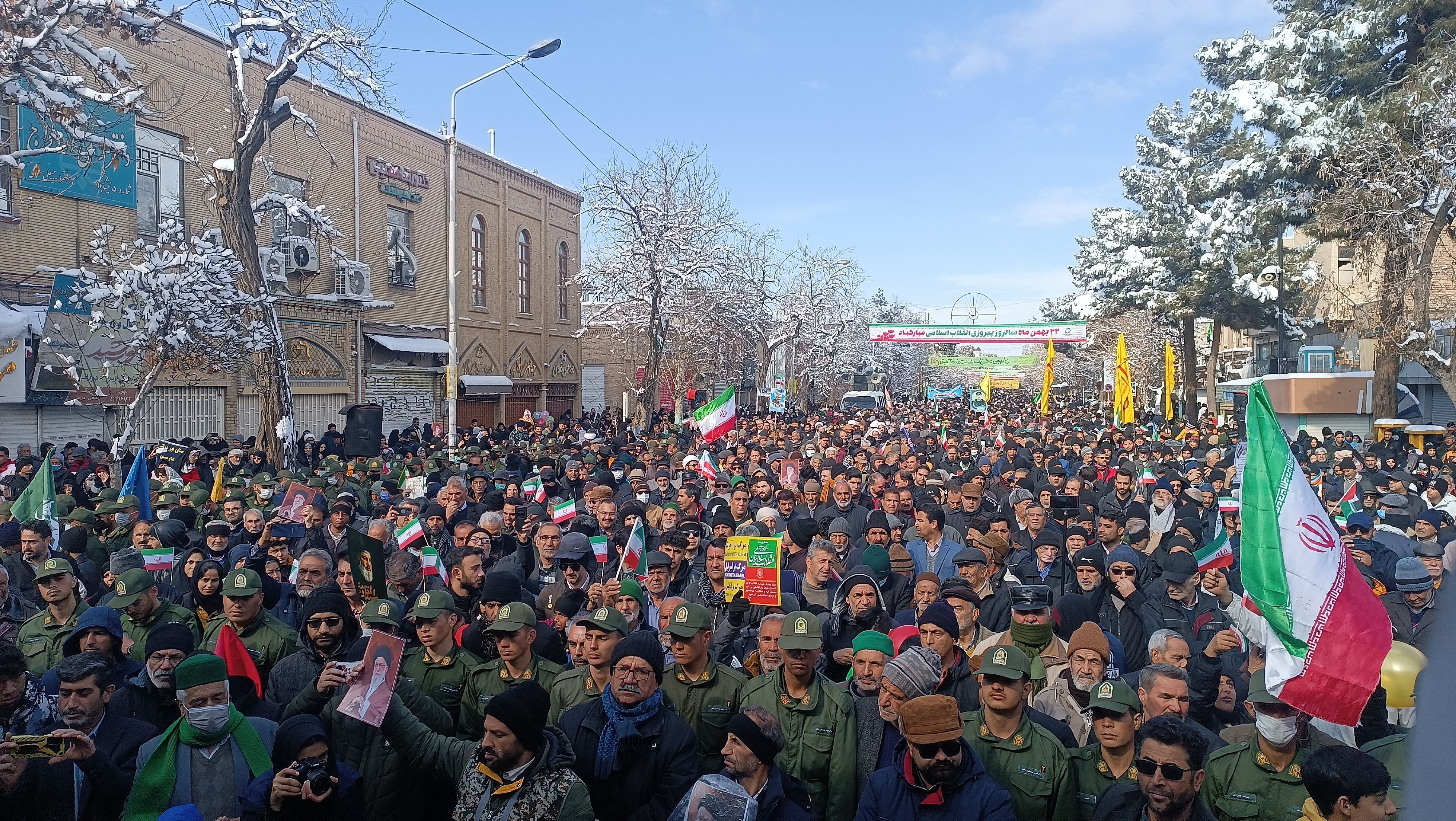 راهپیمایی ۲۲ بهمن در نیشابور 