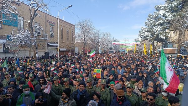 راهپیمایی ۲۲ بهمن در نیشابور 