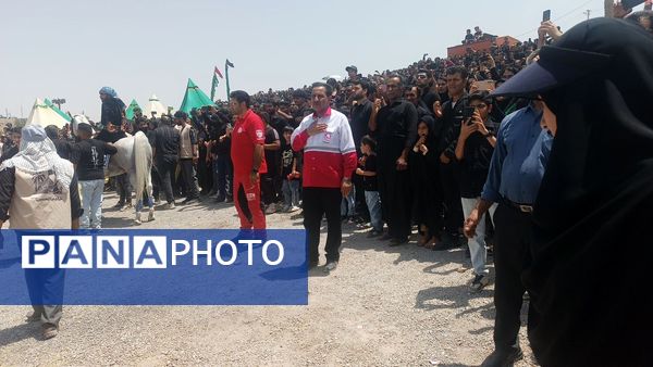 مراسم خیمه سوزان در شهر طاقانک