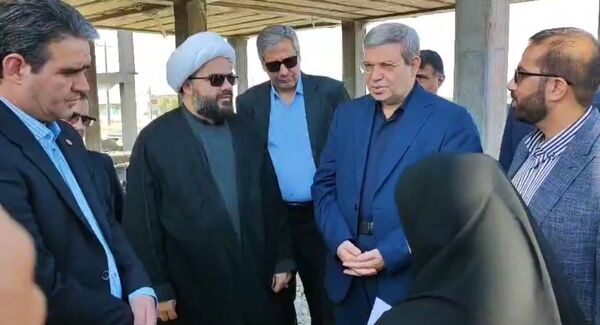  بازدید رئیس سازمان بهزیستی کشور از پروژه نهضت ملی مسکن مددجویان بهزیستی در کاشمر 