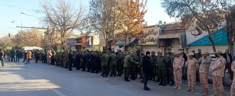 تشییع پیکر شهدای گمنام در بجنورد