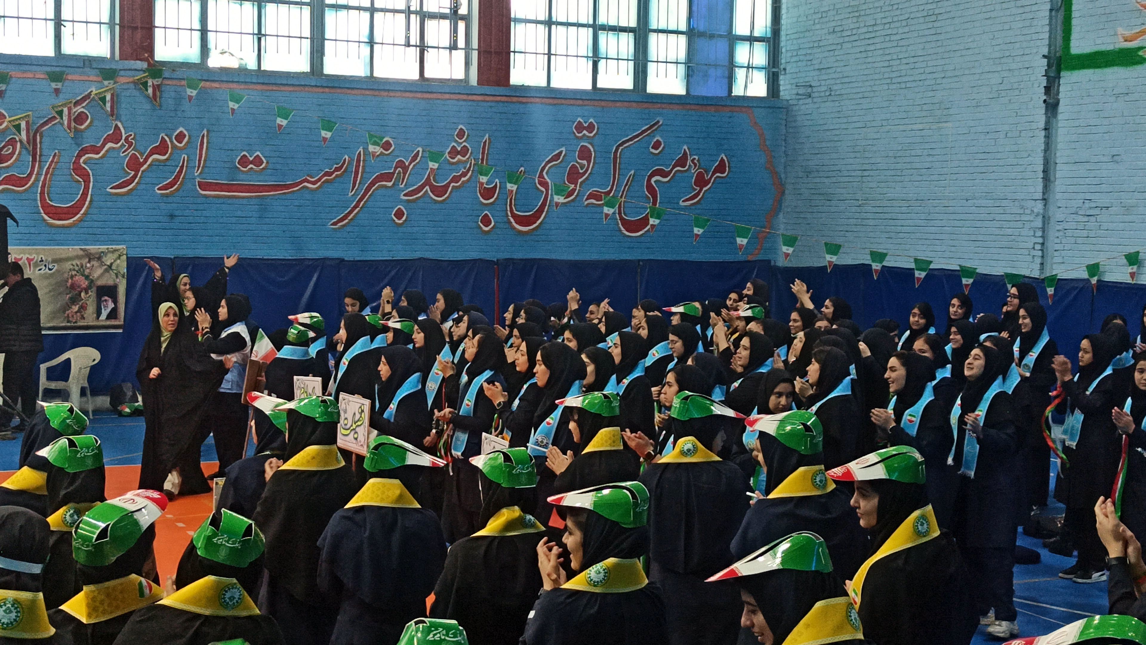  همایش دانش‌آموزی یاوران انقلاب شهرستان ورامین