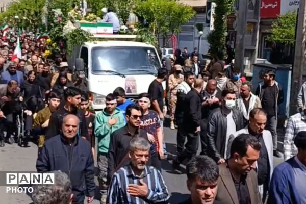 تشییع پیکر شهیدان قلعه میر